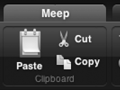 Map editor toolbar UI