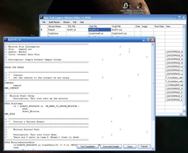 Modified Legacy Mission Editor 1.004b