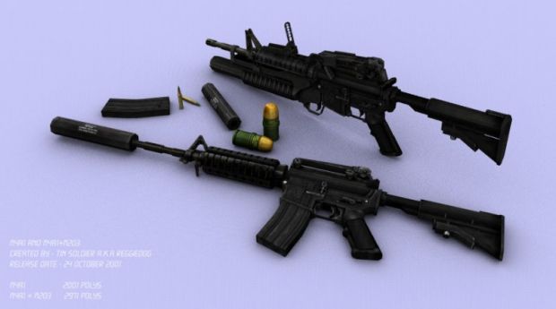 M16 with M203 download