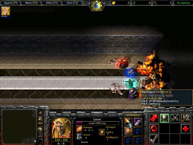 Warcraft 3 Resident Evil 2 DEMO Map