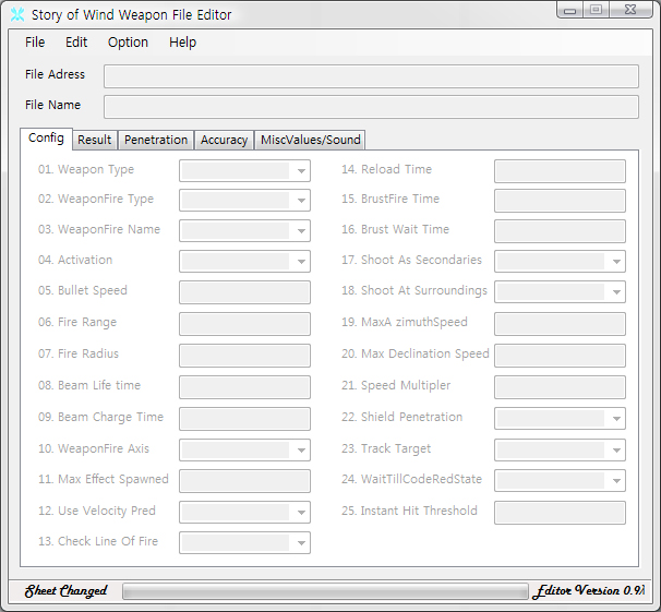 Story of Wind Wepn File Editor 0.9.11
