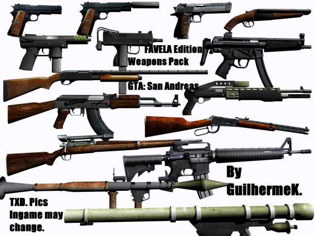 FAVELA Edition Weapons Pack