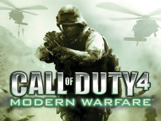 call of duty 4 logo. call of duty 4 patch download