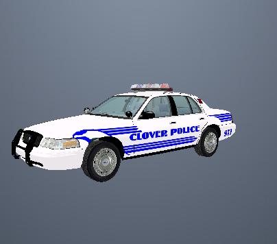 Clover Police Car