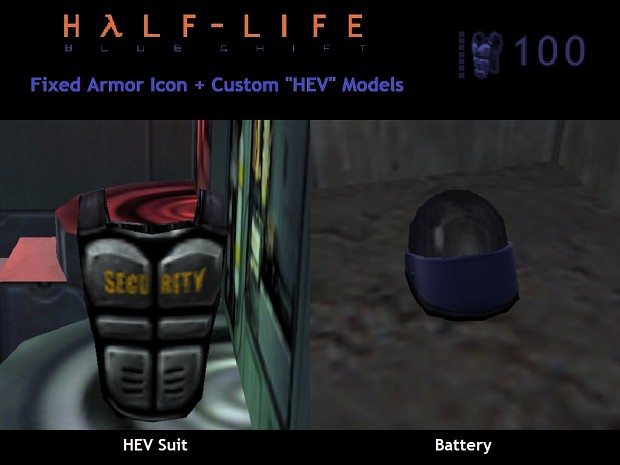 Blue Shift - New armor icon + alternate models
