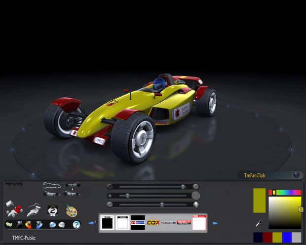 TrackMania Fan Club's Public Stadium Car Skin No.3