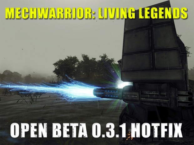 MechWarrior: Living Legends Open Beta 0.3.1 Hotfix