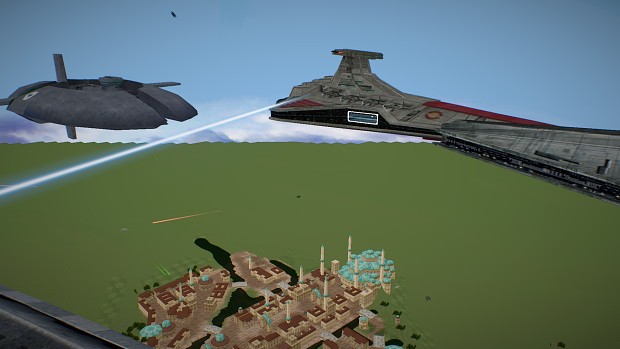 Battle For Naboo (Space to Sky to Ground)