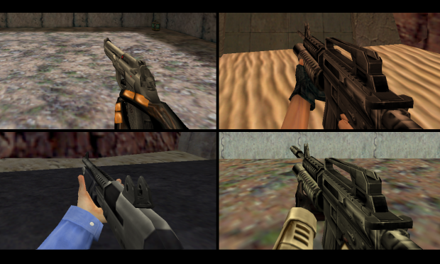 armas de cs 1.6 para half-life HD + expansiones
