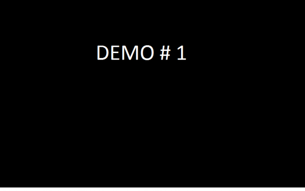 Demo #1 - Desktop