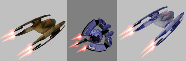 Vulture Droid and Droid Trifighter model pack