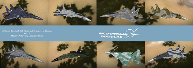 F-15C Nations of Strangereal skin pack