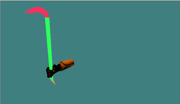 Green and Red Crowbar