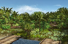 Vietnam style map