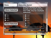 Glass GUI elements