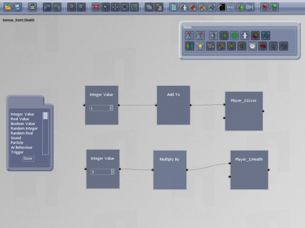 Shoot 'Em Up Kit - Behaviour Editor