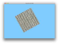 Simple rendering of a sprite backed by an VBO.