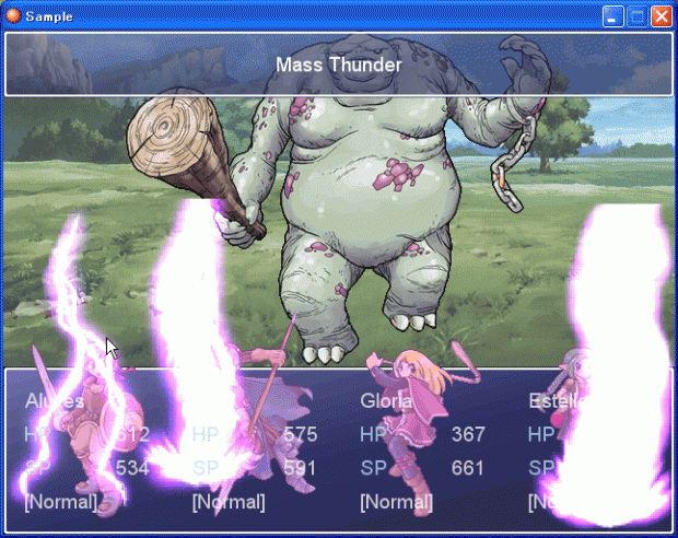 In-game shot