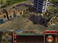 China battlemaster next to a garrisoned building