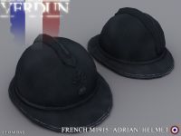 French m1915 adrian helmet