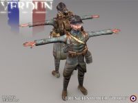 French soldier nicknamed "Poilu" 