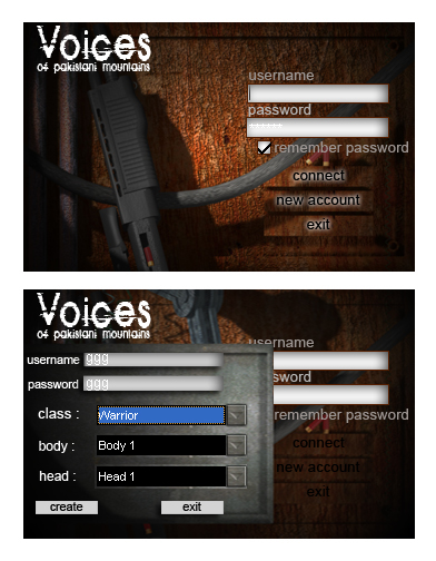 Loginscreen