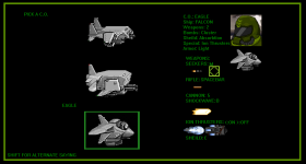 Ship selection screen