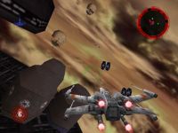 X-wing in clouds