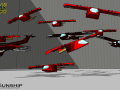 ZAAF Gunships in Flight