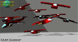 ZAAF Gunships in Flight