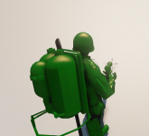 Original Flamethrower & Canister Pack In-Game