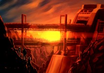 Airex and Alyx's cache concept art