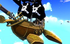 Annha's ship followed by alien pirates