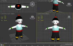 Chiaotzu update-Head textures-by Acaryus
