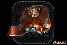 Molecat in dark tile
