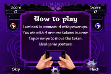 Luminati tutorial screen.