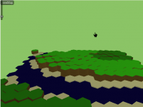 A mighty river curls around an open grassland