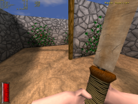 Damaged sword