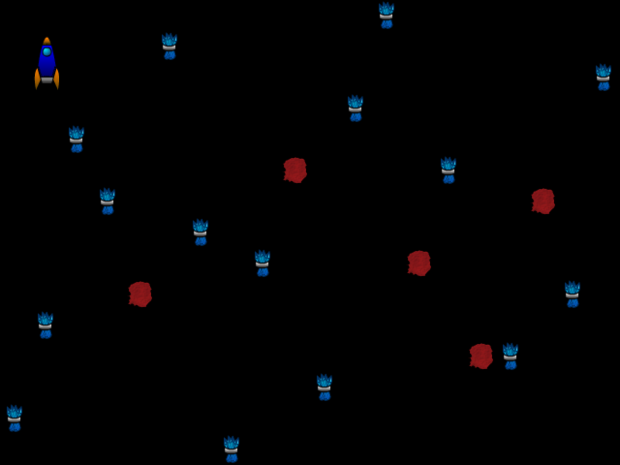 Levels like this wouldn't be possible without random bits of terrain for those Asteroids to bounce off-of.