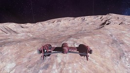 Red Ship on Red Planet
