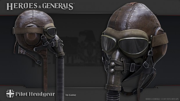 German pilot’s headgear