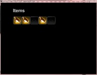 Inventory screen: first steps