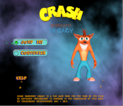 Crash Bandicoot Legacy Title (Footage)