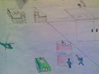 3D kitchen assault concept (half finished)