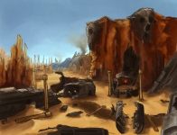 Initial Desert Map Concept