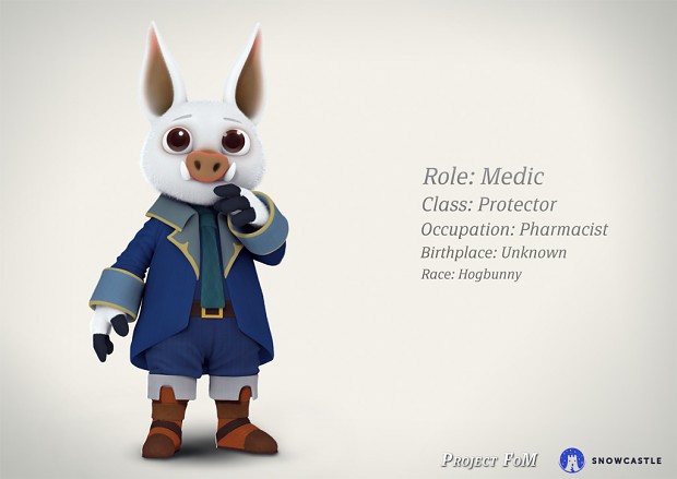 3D concept of the first protector character
