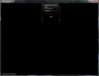Login Screen of Alpha Version