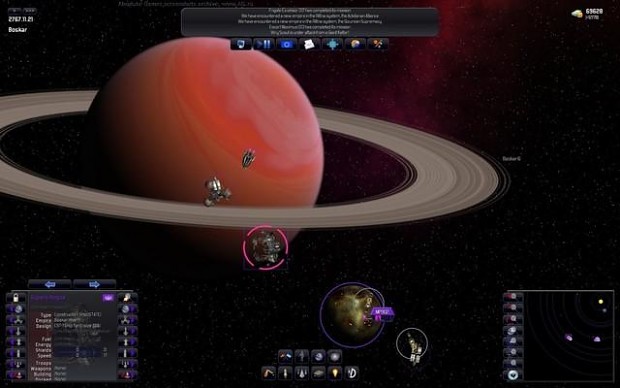 In game Screens