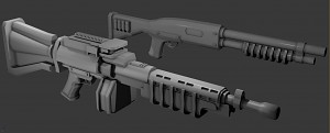 Heavy Machine Gun and Shotgun Update