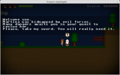 First talking NPC